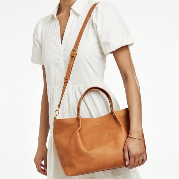 Gemma Italian Leather Tote - Picture 3 of 10